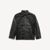 Heren-carcoat jas in zwart