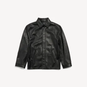 Heren-carcoat jas in zwart