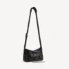 Heren Le City messenger tas met klep, klein, in zwart