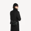 Heren Le City messenger tas met klep, klein, in zwart