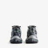 Heren Runner sneaker in grijs/marineblauw/lichtblauw