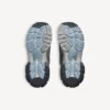 Heren Runner sneaker in grijs/marineblauw/lichtblauw