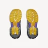 Heren Runner sneaker in paars/oranje/grijs