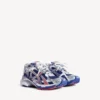Heren Runner sneaker met kleurverloop in marineblauw/rood/grijs