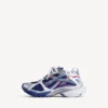 Heren Runner sneaker met kleurverloop in marineblauw/rood/grijs