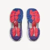 Heren Runner sneaker met kleurverloop in marineblauw/rood/grijs