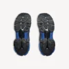 Heren Runner sneaker van mesh met kleurverloop in zwart/blauw/grijs