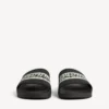 Heren-sandalen voor bij het zwembad in zwart/wit