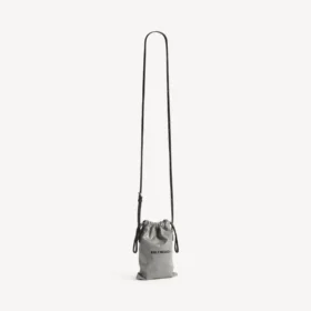 Heren shopper met telefoonhouder in Balenciaga-grijs