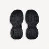 Dames-Sneakers 3XL met bedeltjes in zwart/zilver