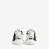 Heren sneaker met trackshirt-look in wit