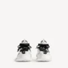 Heren sneaker met trackshirt-look in wit