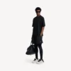 Heren sneaker met trackshirt-look in wit