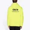 Heren-sweatshirt met opdruk, rondhals, geel 600583TIV757072