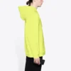 Heren-sweatshirt met opdruk, rondhals, geel 600583TIV757072