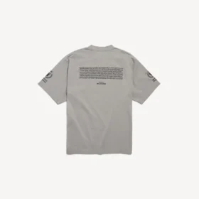 Heren-T-shirt met medium pasvorm van WFP in Balenciaga-grijs