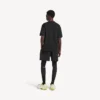 Heren-T-shirt ‘The Address’ met medium pasvorm in gewassen zwart