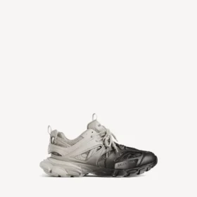 Heren Track gradient sneaker in zwart/beige