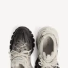 Heren Track gradient sneaker in zwart/beige
