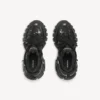 Heren Track piercing-Sneakers in zwart