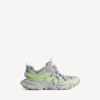 Heren-Track-signature-Sneaker in grijs/neongeel