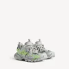 Heren-Track-signature-Sneaker in grijs/neongeel