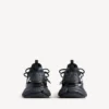 Heren Track Signature-sneaker in zwart/wit