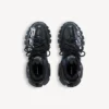 Heren Track Signature-sneaker in zwart/wit