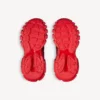 Heren Track Sneakers met kleurverloop in rood/zwart