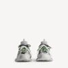 Heren track-sneakers met veters in grijs/geel/wit/marineblauw