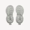 Heren track-sneakers met veters in grijs/geel/wit/marineblauw