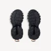 Heren track-sneakers met veters in zwart/oranje