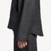 Herenjassen met capuchon in raw indigo