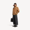 Herenjeans met gebogen pijpen in ruwe indigo