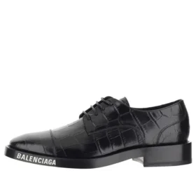Herre Veterschoenen platte schoenen “Black” 590716WBBV41090
