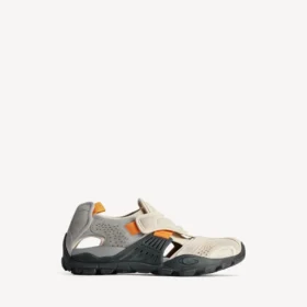 Hikesandalen voor heren in grijs/beige/oranje/zwart