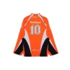 Hockey-T-shirt met panelen en lange mouwen “Orange” 657105TKV247074