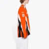 Hockey-T-shirt met panelen en lange mouwen “Orange” 657105TKV247074