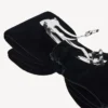 Holli-haaraccessoire voor dames in zwart/glanzend zilver