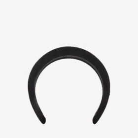 Holli-hoofdband voor dames in zwart/glanzend zilver