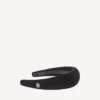Holli-hoofdband voor dames in zwart/glanzend zilver