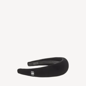 Holli-hoofdband voor dames in zwart/glanzend zilver