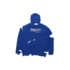 Hoodie ‘Blue’ met ‘Political Campaign Destroyed’-opdruk 662718T32124691