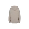 Hoodie met alfabetlogo, grijs-wit 641529TJVB19054