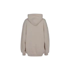 Hoodie met alfabetlogo, grijs-wit 641529TJVB19054