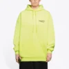 Hoodie met Alphabet-logo in geel 578135TJVD47110