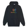 Hoodie met borduursel Zwart 570798TEV501000