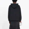 Hoodie met borduursel Zwart 570798TEV501000