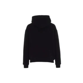 Hoodie met capuchon en BB-logo, lange mouwen, zwart 612959TJVD71000