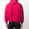 Hoodie met college-logo, opgericht in 1917, wijde pasvorm “Red” 675003TLV906163